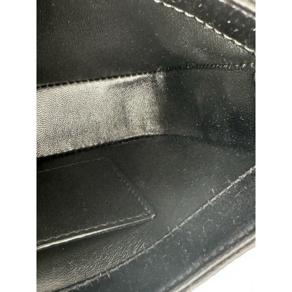 Saint Laurent Le 5 A 7 Mini Hobo Bag Black Satin - Picture 15 of 16